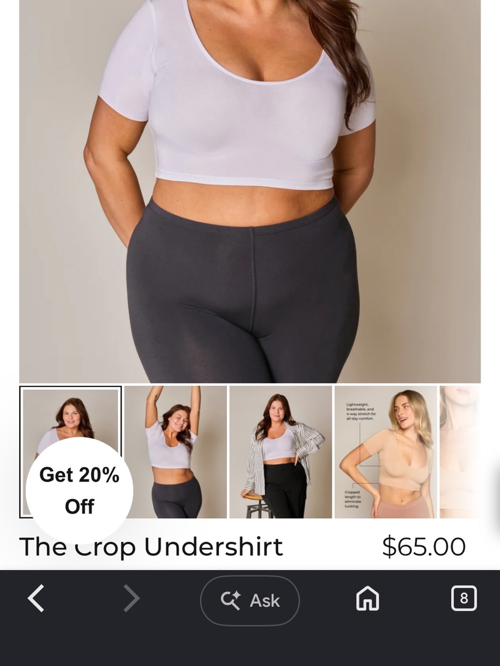 Numi Crop Undershirt